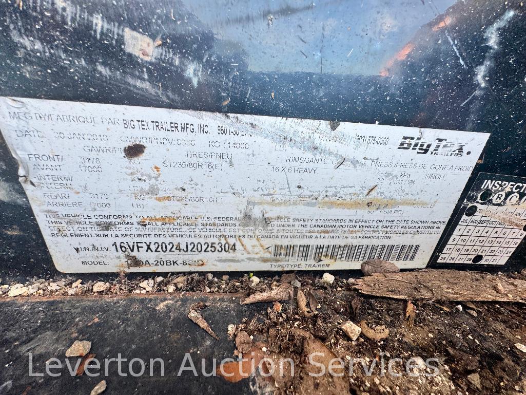 2018 Big Tex 140A Flatbed Trailer