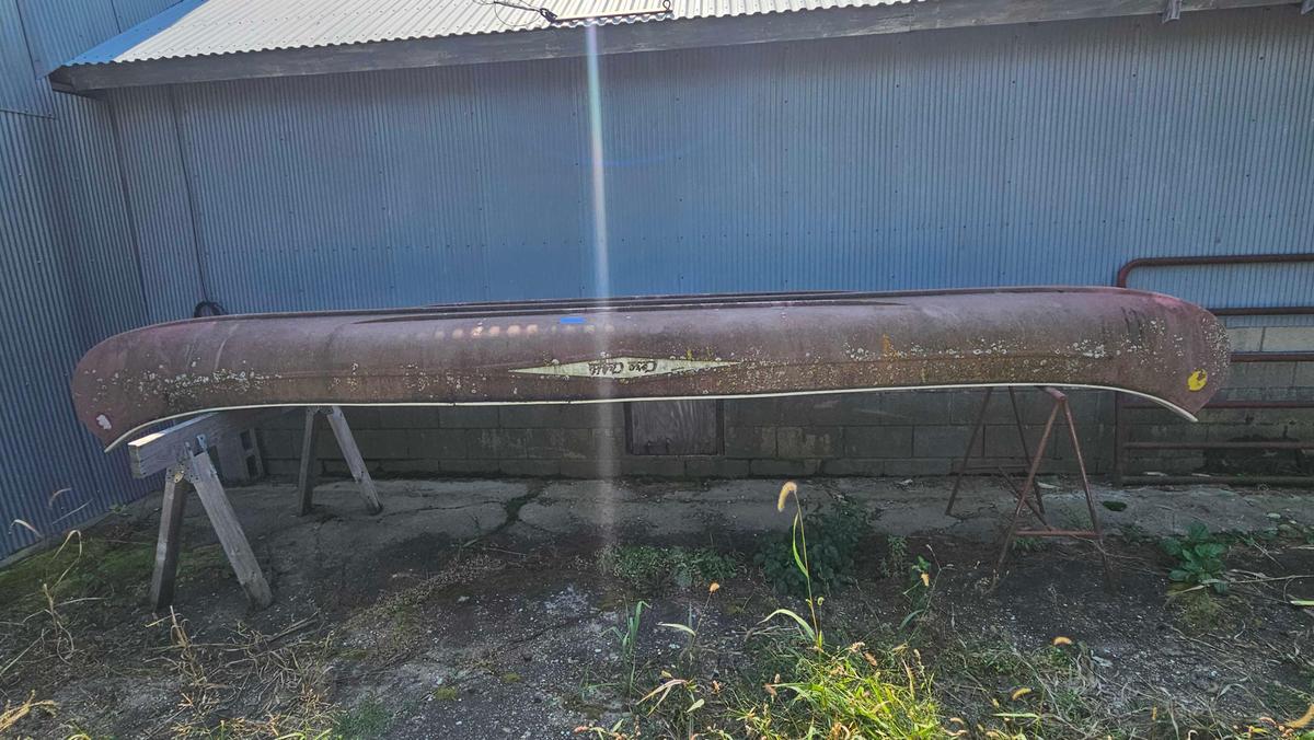 17' Core Craft fiberglass canoe