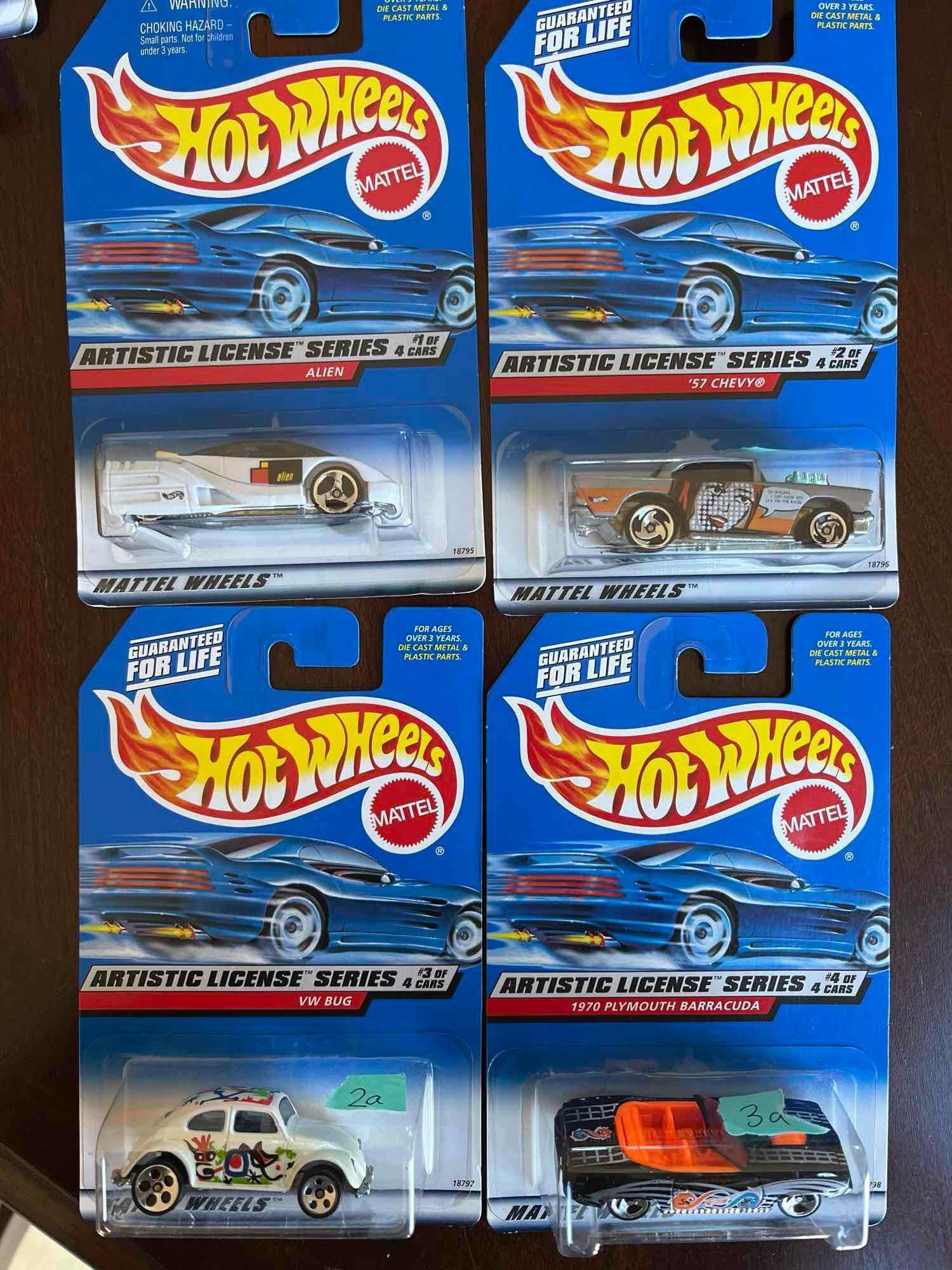 Hot Wheels Artistic License Series, 4 pc set