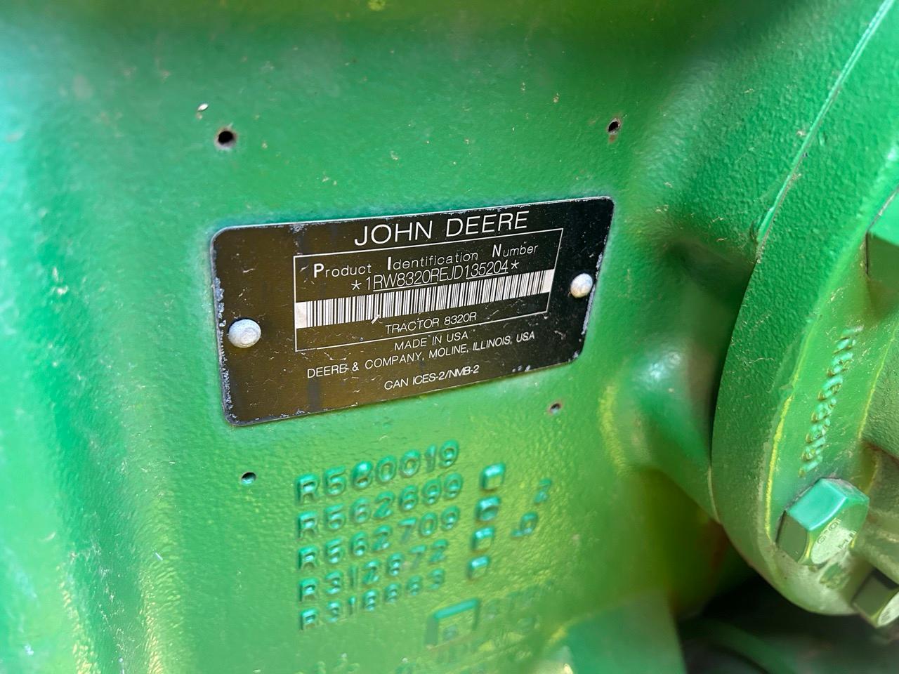 2018 John Deere 8320R