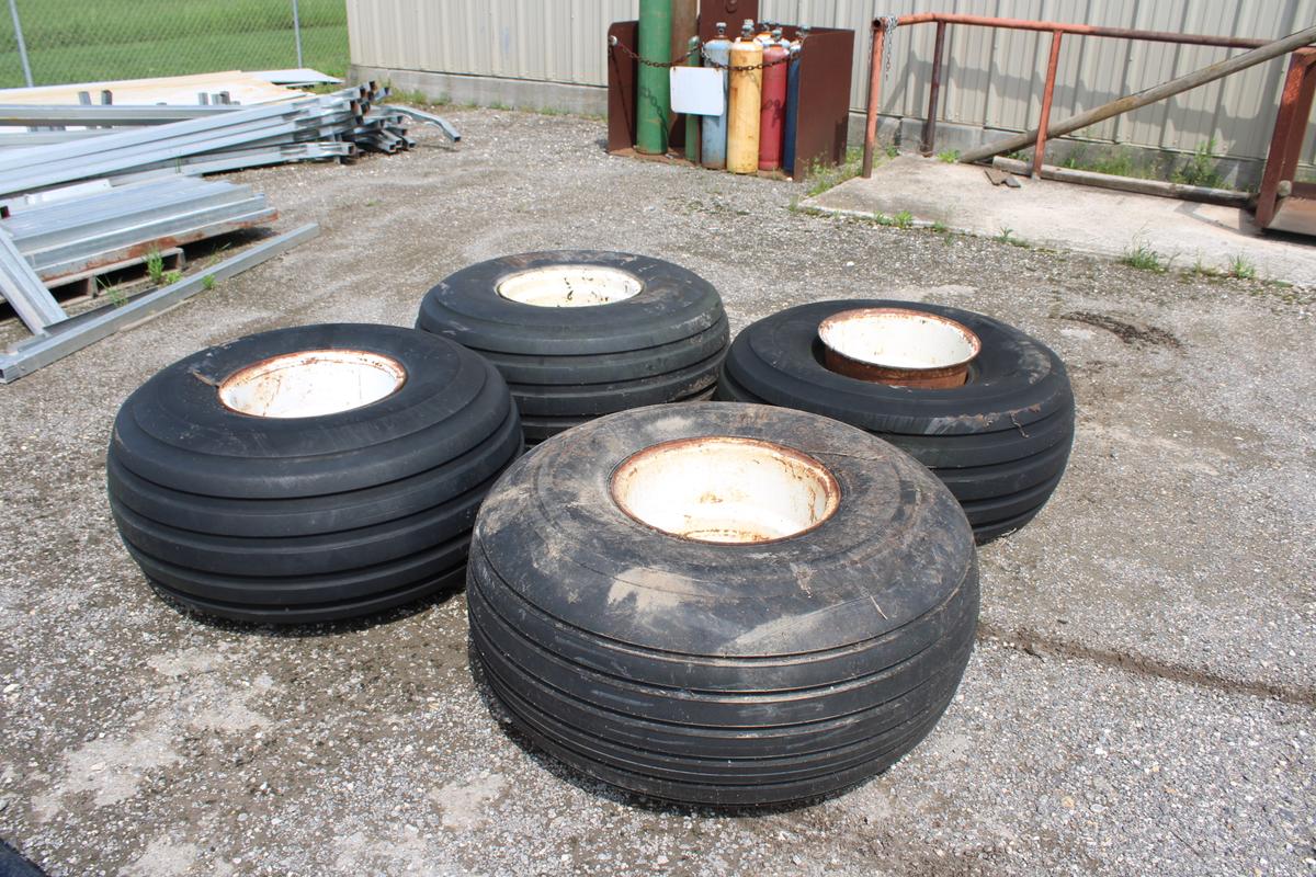 (4)  BF Goodrich Rib Implement Tires w/ Rims