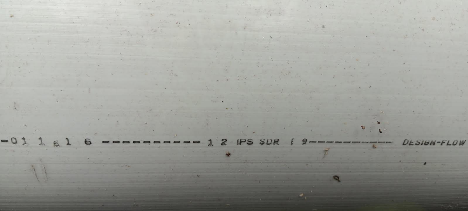 12" IPS SDR Pipe