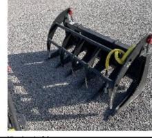 Skid Steer Root Rake Grapple