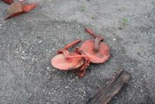 (2) Bottom Plow Cutting Wheels