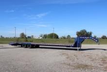 40' Hydraulic Dovetail Gooseneck Trailer