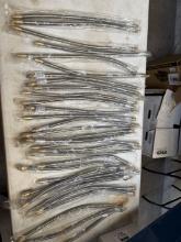 (34) Stainless Steel Braided Flexible Hose and Coupling