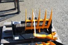 Mini Excavator Skeleton Bucket with a Ripper and Rake