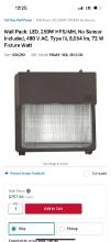LED Wall Pack - No sensor included