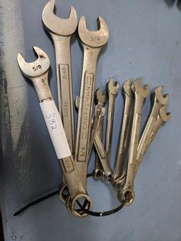 Set of wrenches