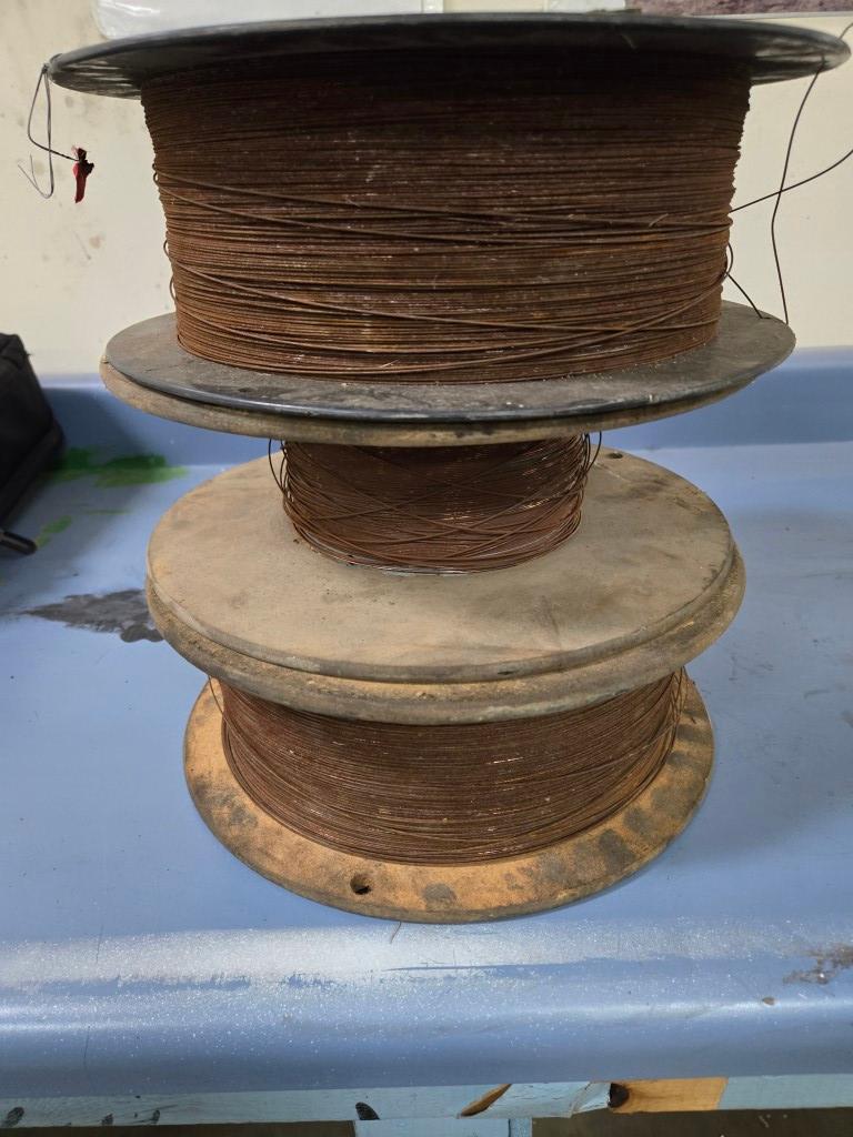 3 spools of welding wire