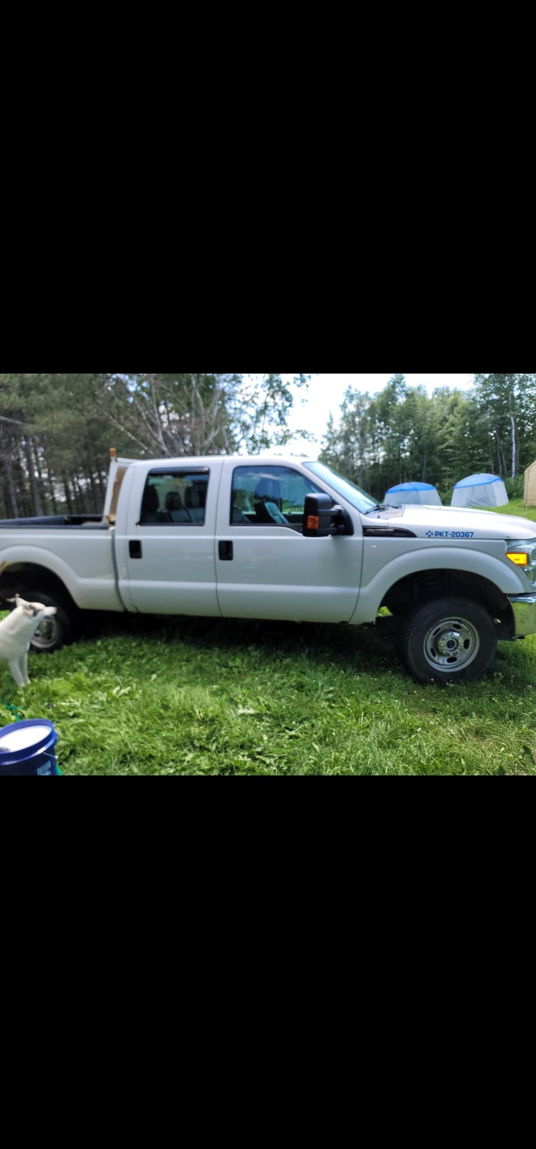 2015 Ford F250 4x4 with Snowdog Plow