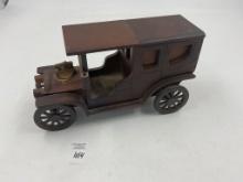 Wood train cigarette holder and tray lighter