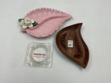 Large pink california pottery - mcm cali original #155 usa - ramada
