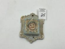 Antique Poreclain match holder
