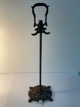 Early iron ornate smoking stand