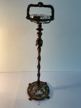 Ornate cast smoking stand