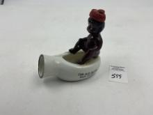 Rare black americana bed pan