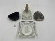 4 misc - Rare farmers dairy milk - metal heart shape - marina city - black match holder