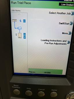 Pitney Bowes F700 High Volume Envelope Inserter System w/ Electric table - low counter (TEXAS)
