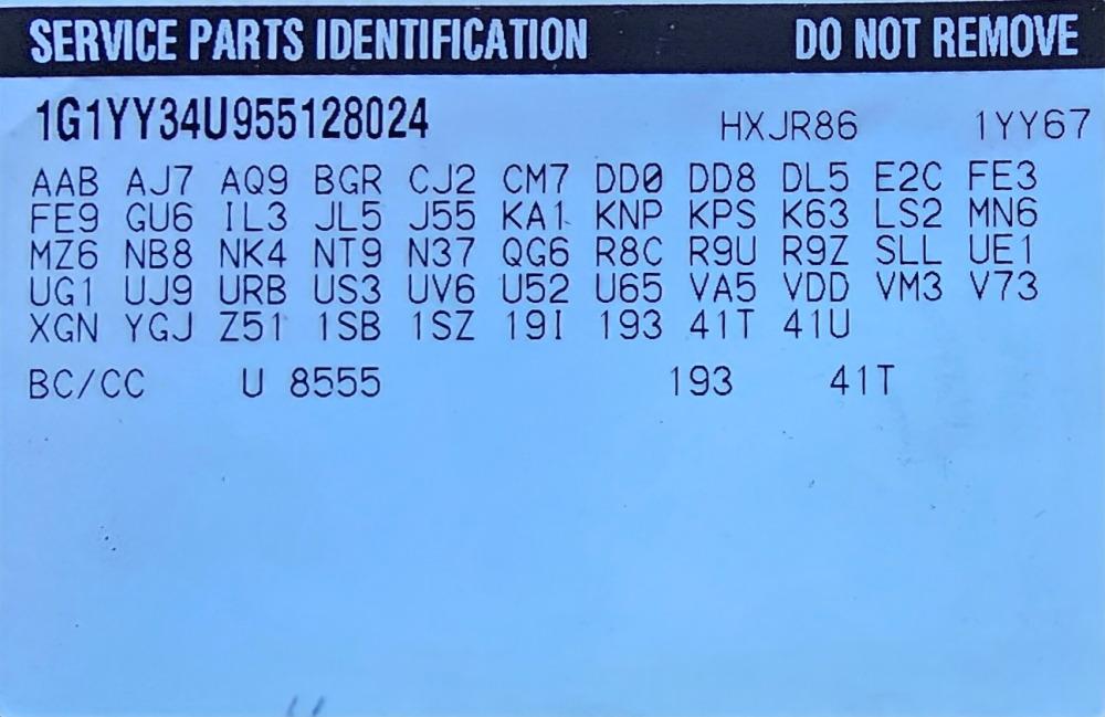 2005 Chevrolet Corvette Convertible Z51