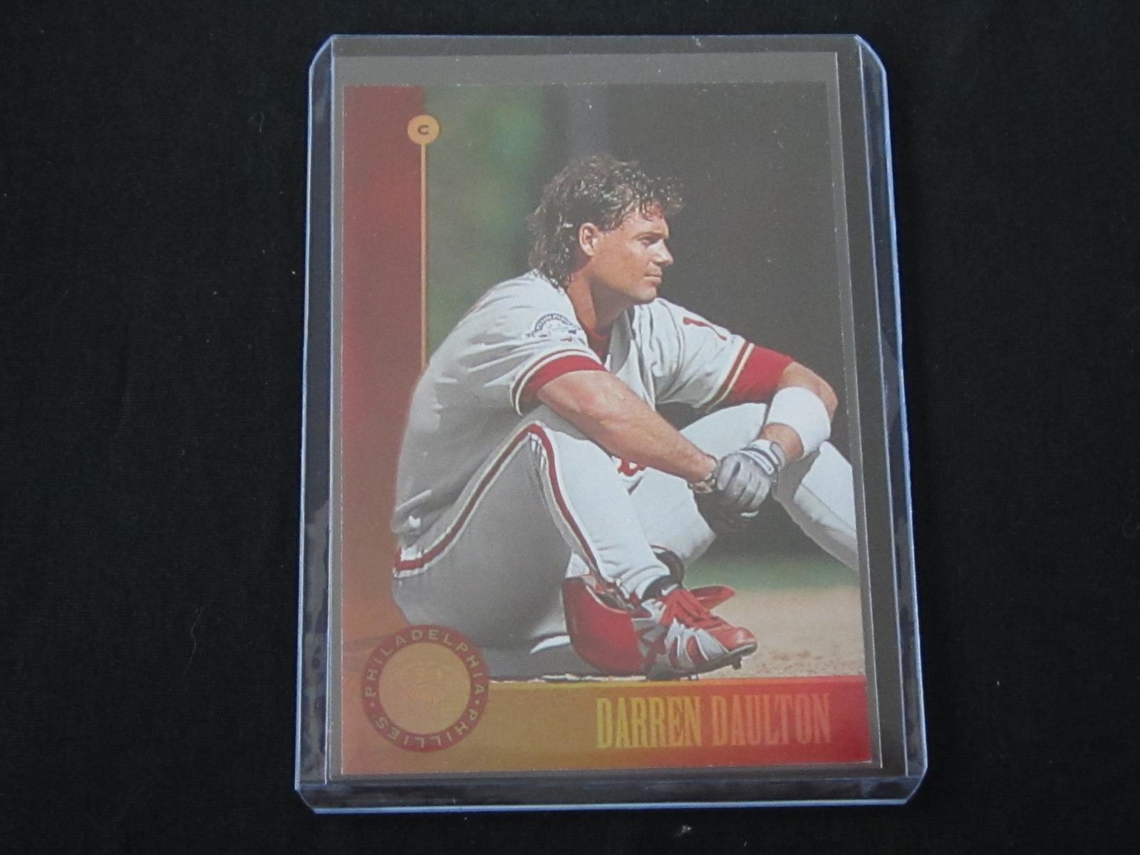 1996 LEAF DARREN DAULTON BRONZE PRESS PROOF