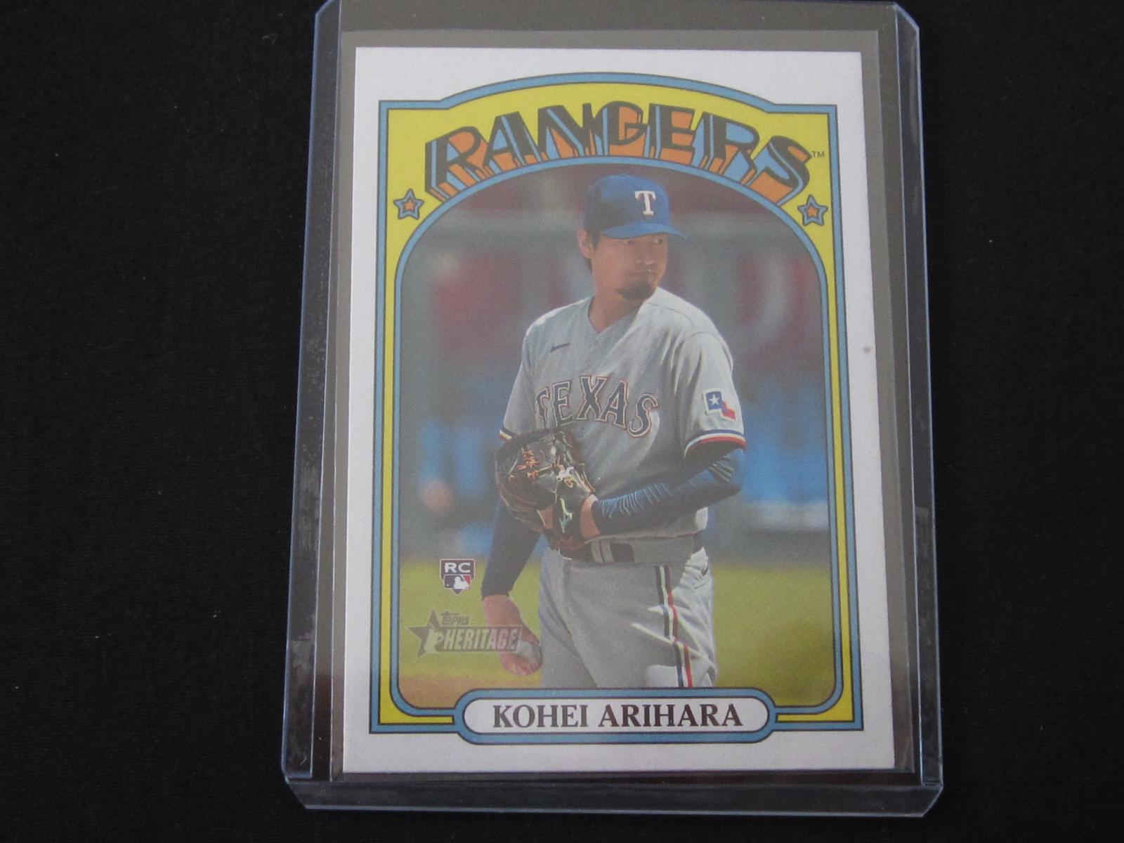 2021 TOPPS HERITAGE KOHEI ARIHARA RC HIGH #
