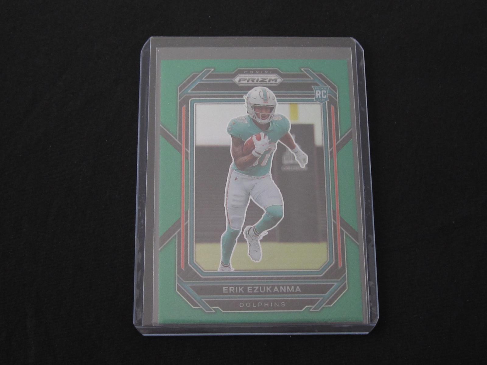 2022 PANINI PRIZM ERIK EZUKANMA RC GREEN PRIZM