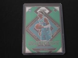 2021-22 PANINI PRIZM KAI JONES RC EMERGENT GREEN