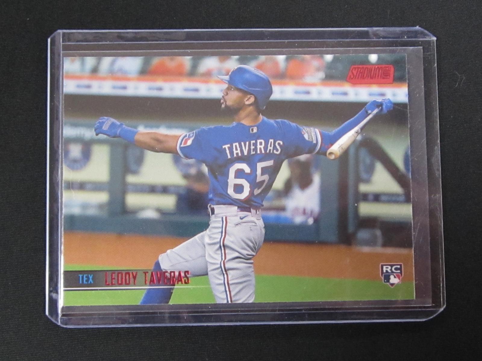 2021 STADIUM CLUB LEODY TAVERAS RC RED FOIL