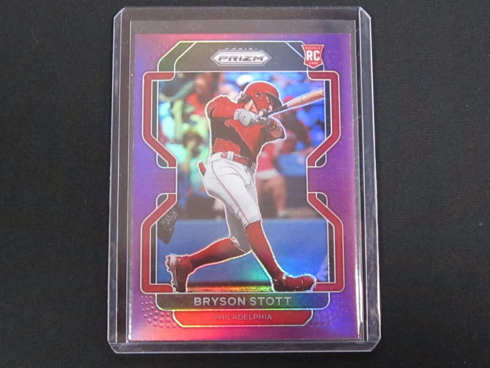 2022 PANINI PRIZM BRYSON SCOTT RC PURPLE PRIZM