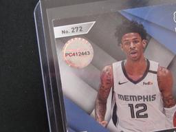 JA MORANT SIGNED ROOKIE CARD WITH PRO CERT COA