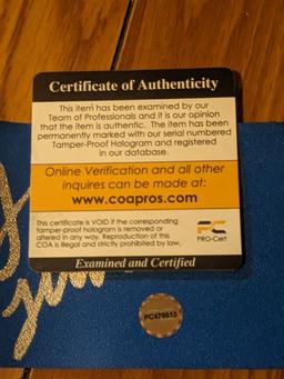 Bray Wyatt autographed Blue Universal Belt with coa