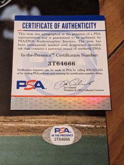 Pete Rose autographed 8x10 photo with PSA coa