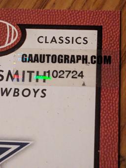Emmitt Smith autographed card with coa sticker only