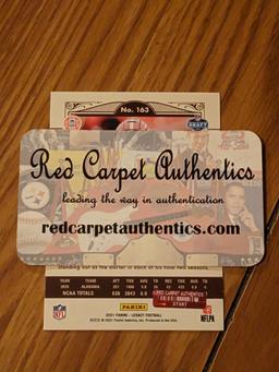 Najee Harris RC autographed card w/coa