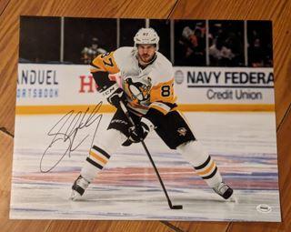 Sidney Crosby autographed 11x14 photo with coa