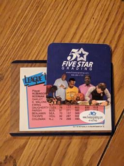 Dennis Rodman autographed card w/coa