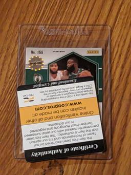 Jaylen Brown autographed card w/coa
