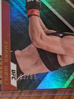 53/99 SP 2023 Panini Chronicles UFC XR - green - Zhang Weili #283 STRAWWEIGHT