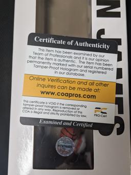 Lebron james autographed funko action figure with coa