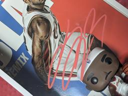 Lebron james autographed funko action figure with coa