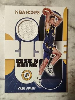 2021-22 NBAHoops Rise N Shine Rookie Jersey Chris Duarte #CD