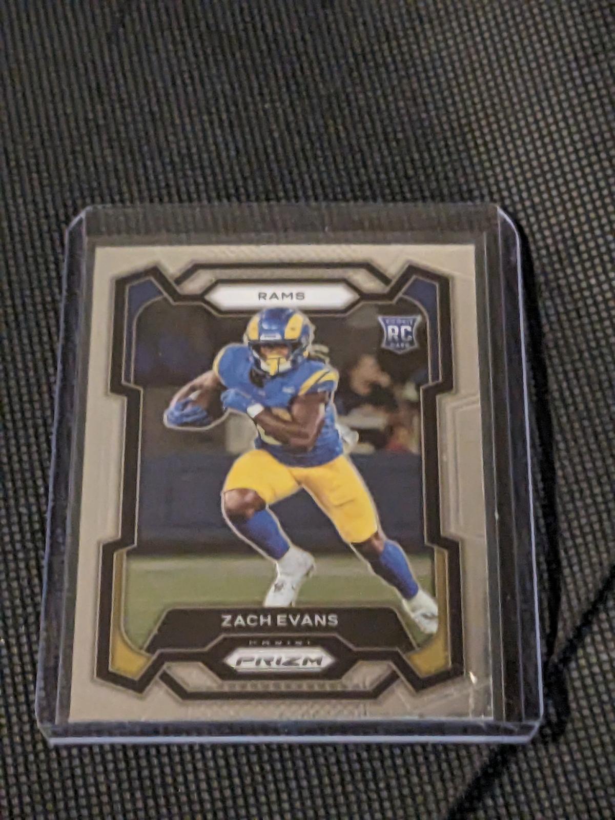 2023 Panini Prizm #359 Zach Evans RC Rookie Base - Rams