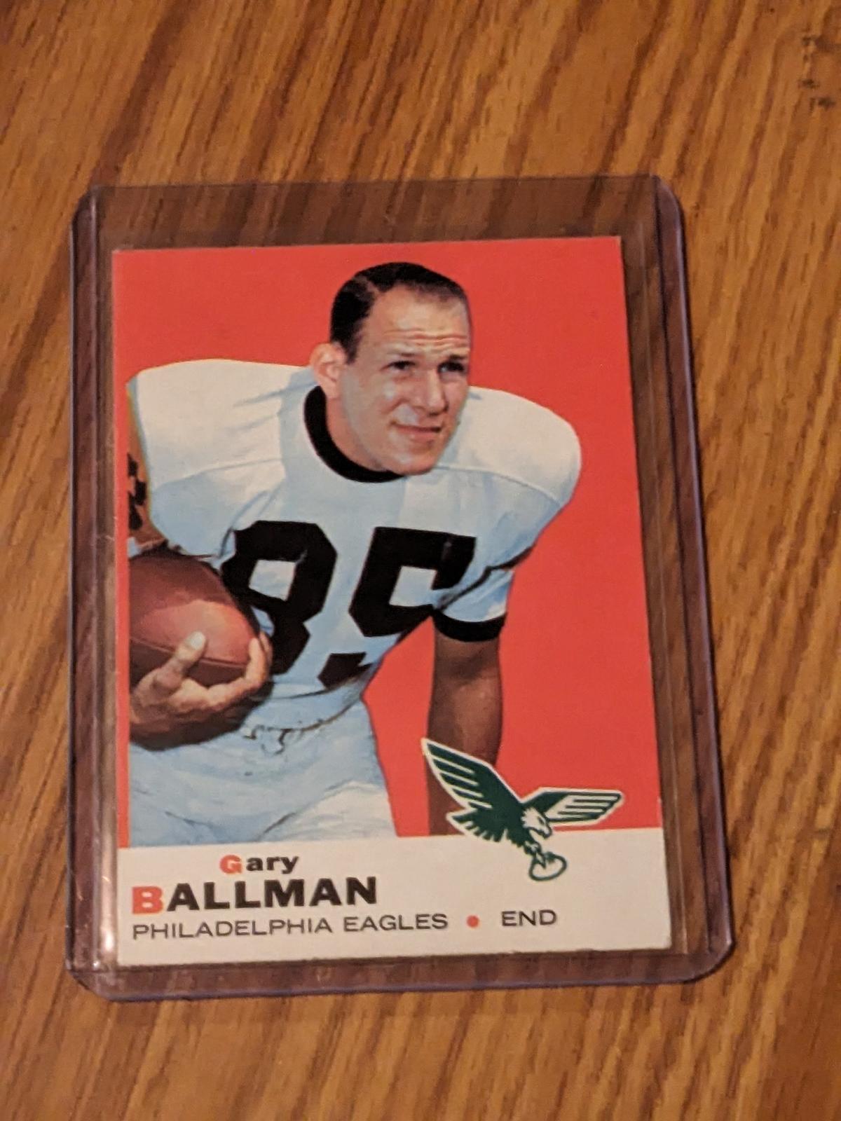 1969 Topps #41 Gary Ballman Philadelphia Eagles Vintage Original
