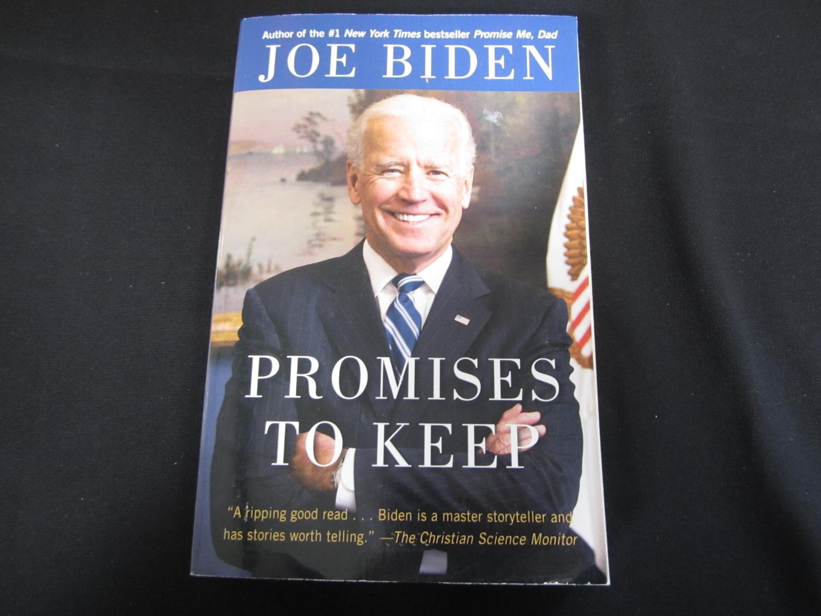Joe Biden signed book with coa
