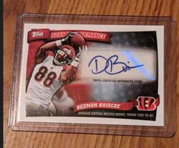 DEZMON BRISCOE 2010 Topps •Peak Performance Auto #PPA-DBR Bengals Rookie