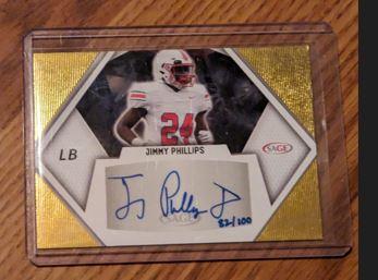 Jimmy Phillips 2023 Sage High Series - You Pick - Base - Gold - RC Autograph All-Rookie