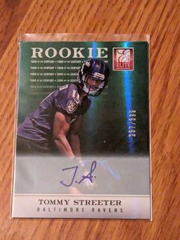 2012 Elite Turn of the Century Signatures 237/399 SP  Tommy Streeter Rookie Auto RC