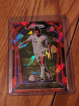 Kalvin Phillips RC Red Ice 2020-21 Panini Prizm Premier League #203 Leeds Rookie