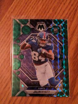 2023 Panini Mosaic Jalin Hyatt Green Mosaic Rookie Card RC #329 New York Giants
